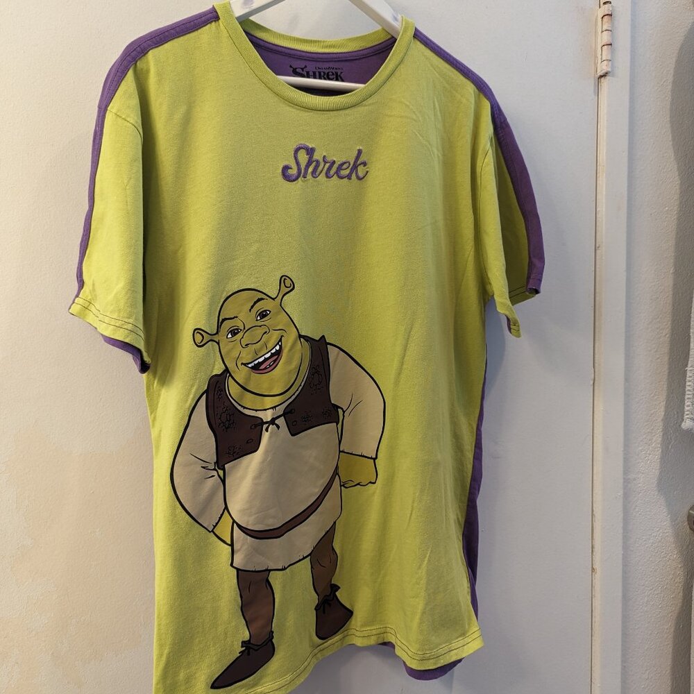 Box Lunch - Shrek - Portrait Duo-Tone Couples T-Shirt - Exclusive Size M